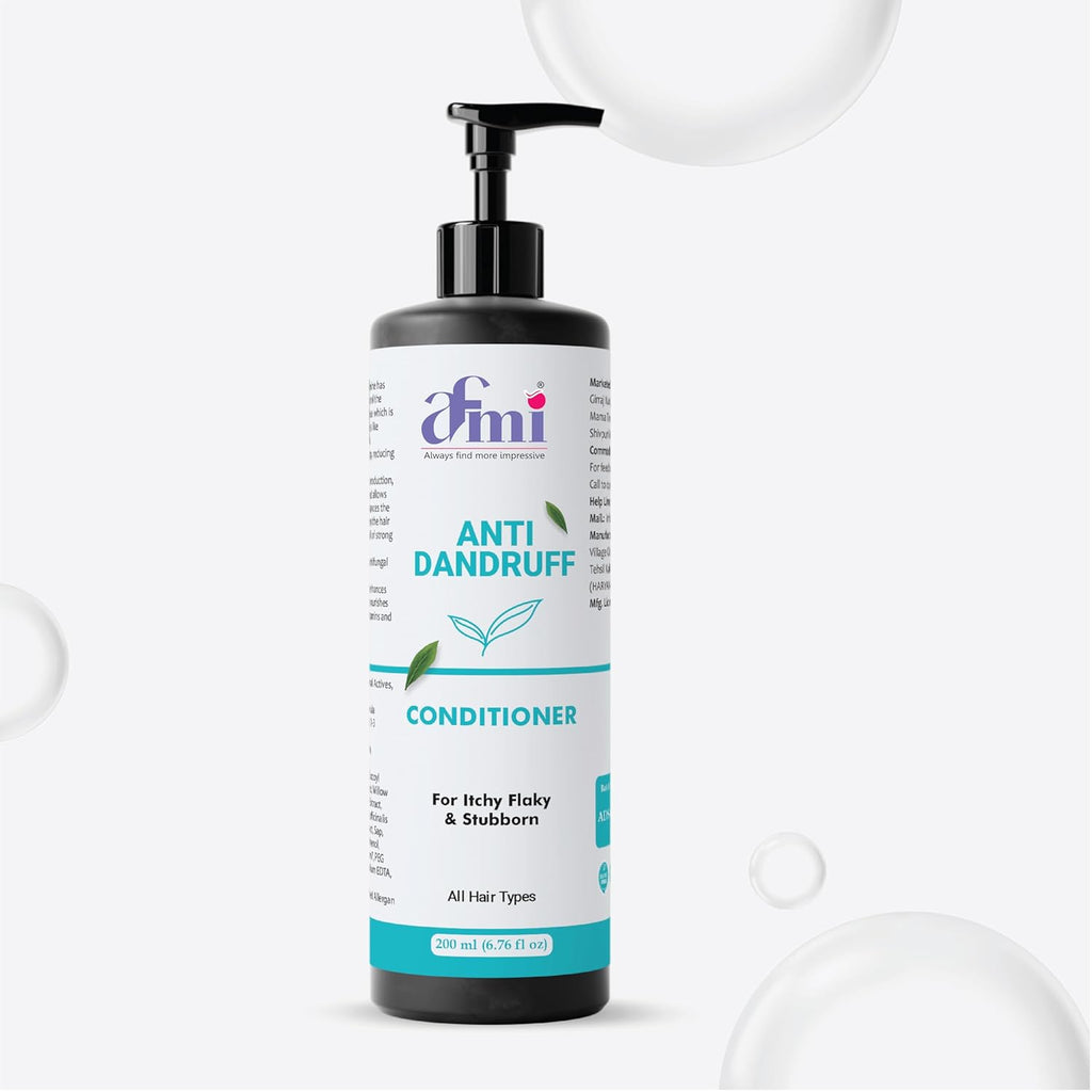 Afmi Conditioner, Repairs Damage, Deep Hydration, Reduces Frizz, All Hair Types, 200 ml (Anti dandruff conditioner)