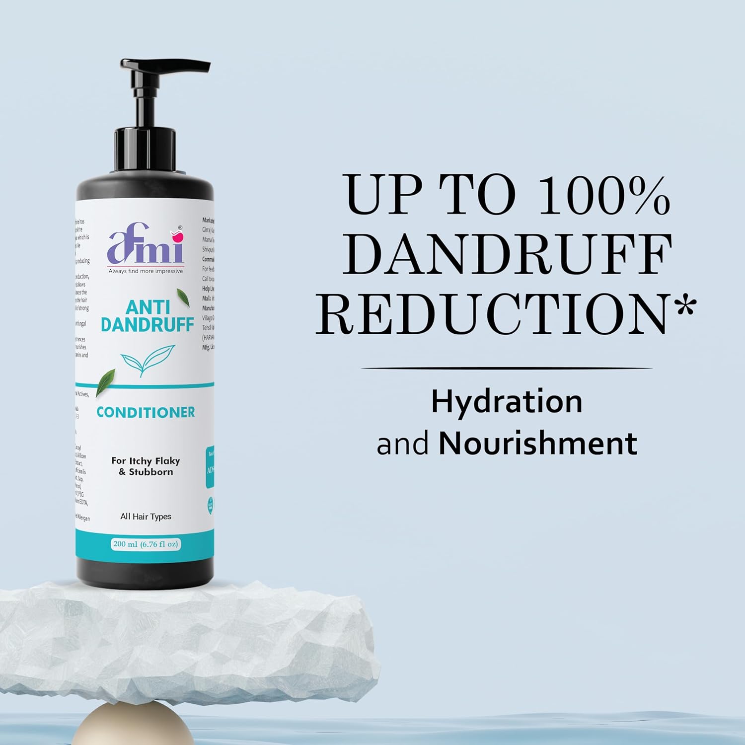 Afmi Conditioner, Repairs Damage, Deep Hydration, Reduces Frizz, All Hair Types, 200 ml (Anti dandruff conditioner)