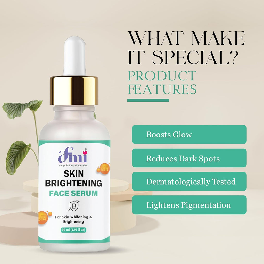 Afmi Skin Brightening Face Serum with B14, for Skin Whitening & Brightening, 30ml
