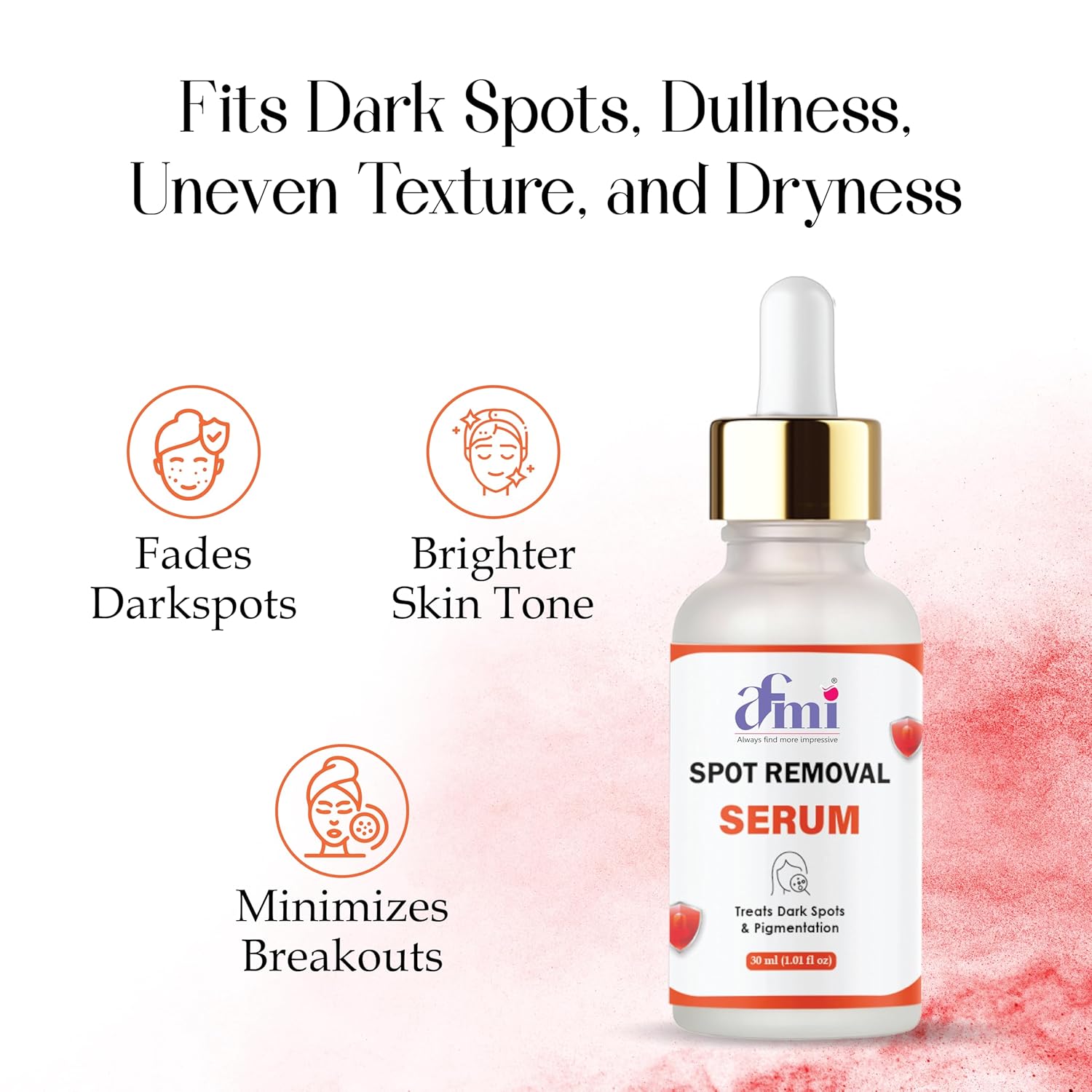Afmi Spot Removal Serum, Treats Dark Spots & Pigmentation, 30 ml